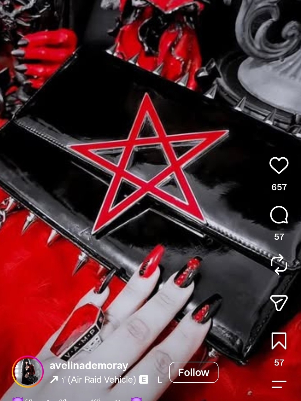 Lucifer RIsing Handbag Avelina De Moray Purse